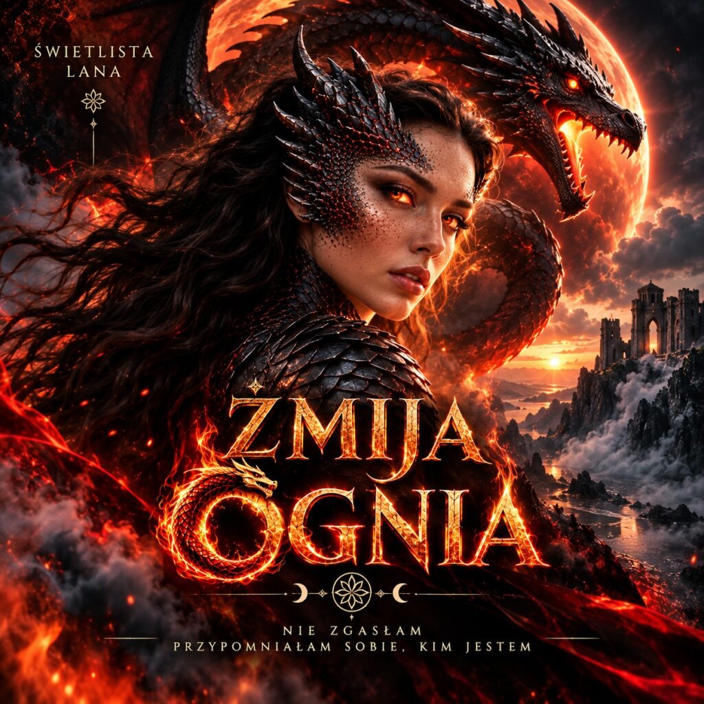 Okładka utworu Żmija Ognia – Świetlista Lana